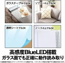 レッド_単品 バッファロー マウス 無線 ワイヤレス 5ボタン 【戻る/進むボタン搭載】 小型 軽量 節電モデル 最大584日使用可能 BlueLED レ_画像7