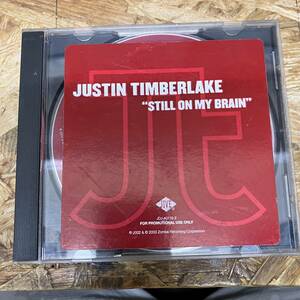 ◎!!!! POPS,ROCK JUSTIN TIMBERLAKE - STILL ON MY BRAIN シングル,HYPE STICKERコレクターズアイテム CD 中古品