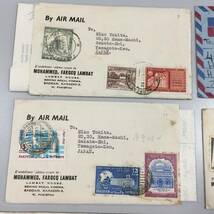 〇【6通セット】エアメール 切手 エンタイヤ 葉書 郵便はがき 手紙 コレクション 歴史 資料 当時物(F230718)246-760_画像3