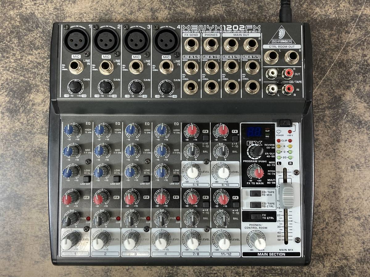 ヤフオク! -「behringer xenyx 1202fx」の落札相場・落札価格
