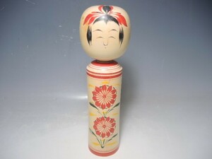 I65/○桜井昭二 こけし 鳴子系 高さ26cm 日本人形 伝統工芸 伝統こけし