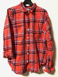 【希少】オールドネイビー　OLD NAVY　チェックシャツ　Mサイズ（日本サイズL)