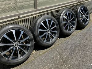 タイヤホイール４本セット　ホットスタッフ　ラフィット　17インチ　7J　インセット+45 5穴　PCD114.3 215/45R17