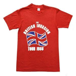 1986 BRITISH INVASION サーチャーズ ジェリー&ペースメイカーズ ヴィンテージTシャツ 【S】 *AG1