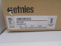◇6579・ETNIES/エトニーズ JAMESON2ECO スニーカー デニム調 26.0cm スケーターブランド 未使用展示品_画像8