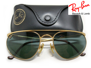 Vintage B&L RayBan ZENUS CHROMAX G20 Driving Precious Metalゼナス チタン製メタルTITANサングラスUSAボシュロム クロマックス ゴールド