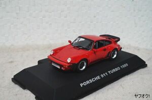 IWAYA ポルシェ 911Bターボ 1989 1/43 ミニカー 赤