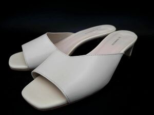 AU BANNISTER オゥバニスター アバハウス ミュール サンダル size35（22.5ｃｍくらい）/アイボリー ■◆ ☆ dha9 レディース