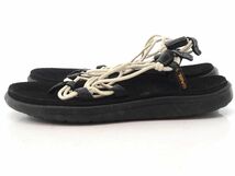 Teva テバ ボヤ インフィニティ スポーツ サンダル size（23.0cm位）/黒ｘベージュ ■◆ ☆ dha9 レディース_画像2