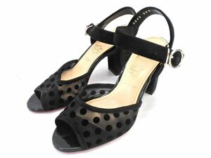 KariAng KariAng dot strap sandals size22.5cm/ black #* * dha1 lady's 