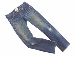 UNTITLED アンタイトル Lady Lee RIDERS USED加工 デニムパンツ size27/青 ■■ ☆ dha1 レディース