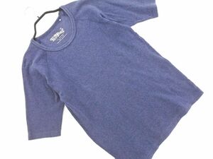 BLUEPORT ブルーポート Tシャツ sizeM/紺 ■◆ ☆ dha1 メンズ