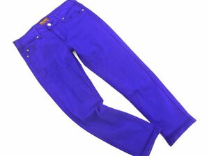  Something Edwin укороченные брюки Denim брюки sizeL/ фиолетовый ## * dha3 женский 