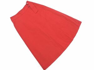  cat pohs OK new goods Natural Beauty Basic belt side pleat A line trapezoid skirt sizeXS/ red ## * dha4 lady's 