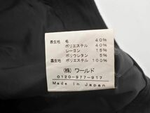 INDIVI インディヴィ ウール混 ハーフ パンツ size38/黒 ◇■ ☆ dha8 レディース_画像5