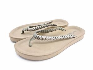  Minnetonka пляжные шлепанцы size24.5cm ранг / серый #* * dha9 женский 