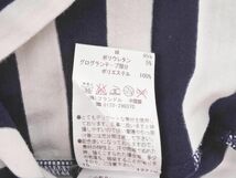 ネコポスOK Le souk ルスーク ボーダー フレンチスリーブ Tシャツ size38/白ｘ紺 ■◆ ☆ dha9 レディース_画像6