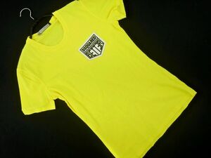 ネコポスOK Dsquared2 ディースクエアード 刺繍 Tシャツ sizeXS/黄 ■◆ ☆ dhb8 メンズ