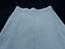 KUMIKYOKU 組曲 ウール混 Aライン 台形 スカート sizeS/青 ◇■ ☆ dhb8 レディース_画像2