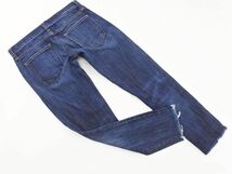 CURRENT/ELLIOTT カレントエリオット カットオフ スキニー デニムパンツ size24/ブルー ■■ ☆ dhc2 レディース_画像6