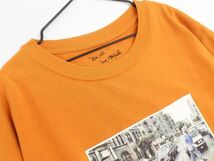 ネコポスOK niko and ニコ アンド Ricky Powell フォト プリント 長袖 Tシャツ sizeM/茶 ◇■ ☆ dhc3 レディース_画像4