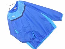 ネコポスOK PUMA プーマ キッズ 切替 ピステ 160cm 青 ◇■ ☆ dhc5 子供服_画像1