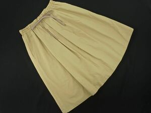 Lacoste Lacoste лента Соберите линейную трапециевидную юбку размер 38/бежевый ■ ☆ dhc8.