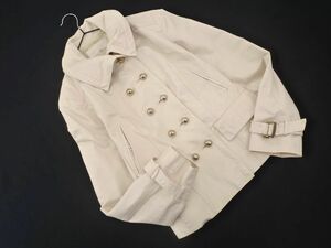 FRAGILE Fragile Gold button jacket size38/ light beige *# * dhc9 lady's 