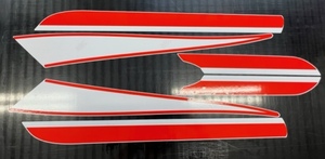 【即決】Z1・Z2共通 赤トラ/レッドタイガーライン　外装ステッカーフルキット ・宅急便平状態送料込み/高品質3M/最速配送