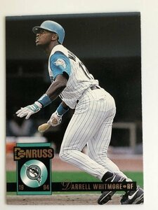 ダレル・ウィットモア Darrell Whitmore DONRUSS 1993 #643 ロッテマリーンズ MLB マーリンズ FLORIDA Marlins プロ野球 来日 外国人