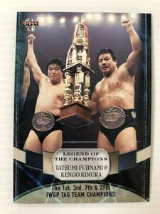 BBM 2011 プロレス チャンピオン伝説 31 藤波辰巳 ＆ 木村健悟 TATUMI FUJINAMI ＆ KENGO KIMURA 新日本プロレス