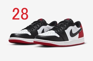Nike Air Jordan 1 Retro Low OG Black Toe 28㎝ US10 新品 未使用 ナイキ AJ1 レトロ ロー オージー つま黒 黒タグ CZ0790-106