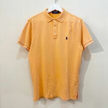 POLO RALPH LAUREN ポロ ラルフローレン COTTON POLO SHIRT コットン 綿 ポロシャツ 半袖 シャツ S ウォッシュ 加工_画像1