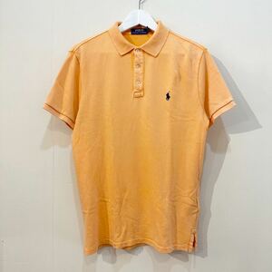 POLO RALPH LAUREN ポロ ラルフローレン COTTON POLO SHIRT コットン 綿 ポロシャツ 半袖 シャツ S ウォッシュ 加工