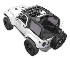 スパイダーウェブシェード Spider Sides(Tan) JeepWrangler TJ 97-06用 SPIDERWEBSHADE ジープ・ラングラー