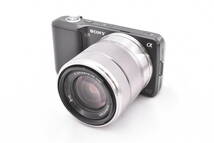 Sony ソニー α NEX-3 ブラックボディ ミラーレス一眼 デジタルカメラ + E 18-55mm F/3.5-5.6 レンズ (t4191)_画像10