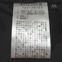 OA8◆【美品】インディヴィ ワンタック スカート 黒 ブラック 46 17号 大きいサイズ 127-79722 無地 オフィスカジュアル お仕事着_画像5