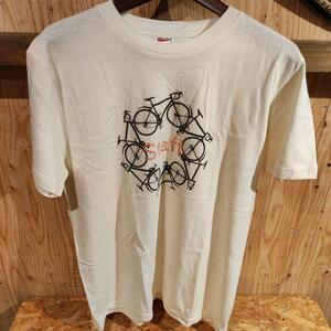 [ bicycle liking . recommendation!!]TRUSS bicycle Logo T-shirt L size 