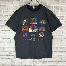 NBC ナショナルブロードキャスティングカンパニー テレビTシャツ 半袖 輸入品 春服 夏服 海外古着 会社 企業 番組 ニュース テレビ局_画像2