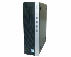 Windows10 Pro 64bit HP EliteDesk 800 G3 SFF (Y2Z63AV) Core i7-6700 3.4GHz メモリ 16GB SSD 512GB(M.2) DVDマルチ GeForce GT730