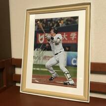 オリックス バファローズ　イベント販売品　伊藤光　直筆サイン入り写真パネル　横浜DeNAベイスターズ　_画像1