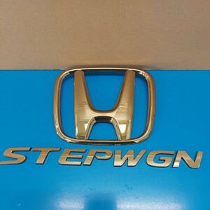 HONDA STEPWGN GOLD EMBLEM ホンダ ステップワゴン ゴールドエンブレム VIP LUGUXUY CUSTOM ビップ ラグジュアリー カスタム 