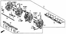 ＲＣ42　Ｅ-18　キャブレターASSY