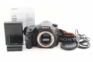 ADS1989★ 美品 ★ ソニー SONY a65 SLT-A65V ボディ 撮影枚数24,912枚