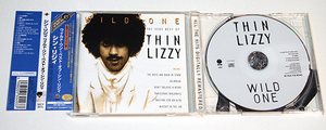 Wild One The Very Best Of Thin Lizzy シン・リジィ　ベスト　国内盤帯付き　パリの散歩道収録