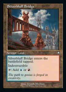 MTG ■土地/英語版■ 《銀色険の橋/Silverbluff Bridge》兄弟戦争：統率者　BRC