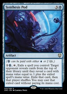 MTG ■青/英語版■ 《統合の殻/Synthesis Pod》ファイレクシア：完全なる統一 統率者 ONC