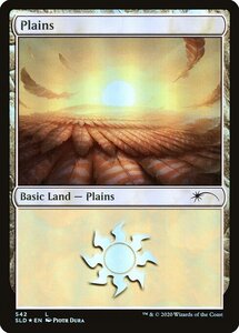 MTG ■土地/英語版■ 《平地/Plains》★FOIL★Secret Lair SLD