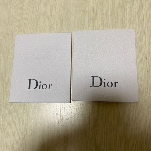 Dior ノベルティ クリスチャンディオール２枚