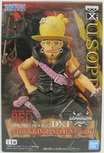 [ domestic regular goods unopened ] Usopp THE GRANDLINE MEN vol.7 One-piece FILM RED DXF figure g lame n prize gift 